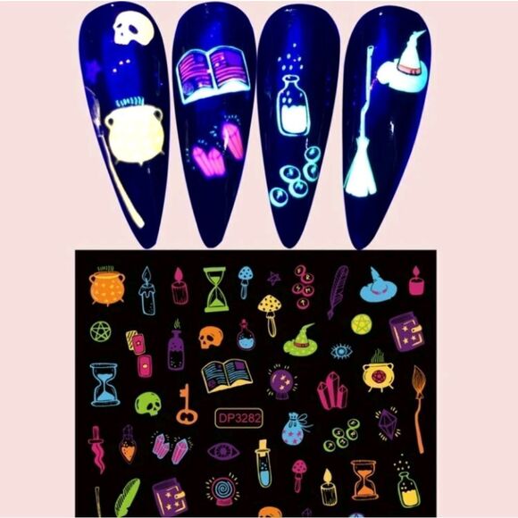 Nails and sticker glow in the dark bundle - Picture 3 of 3